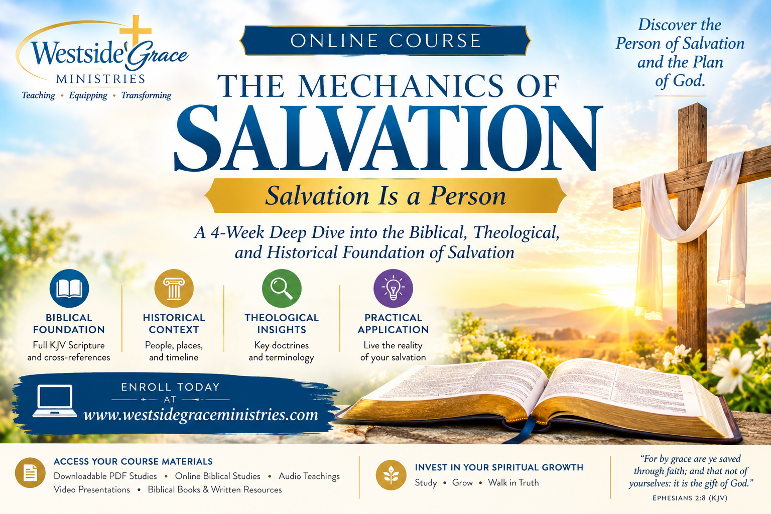 The Mechanics of Salvation — Online Course by Westside Grace Ministries